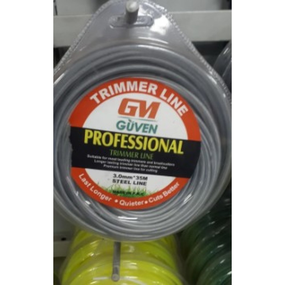  Motorlu Tırpan Çelik Misina Yuvarlak 3 Mm Çelik Misina 35 Metredir.