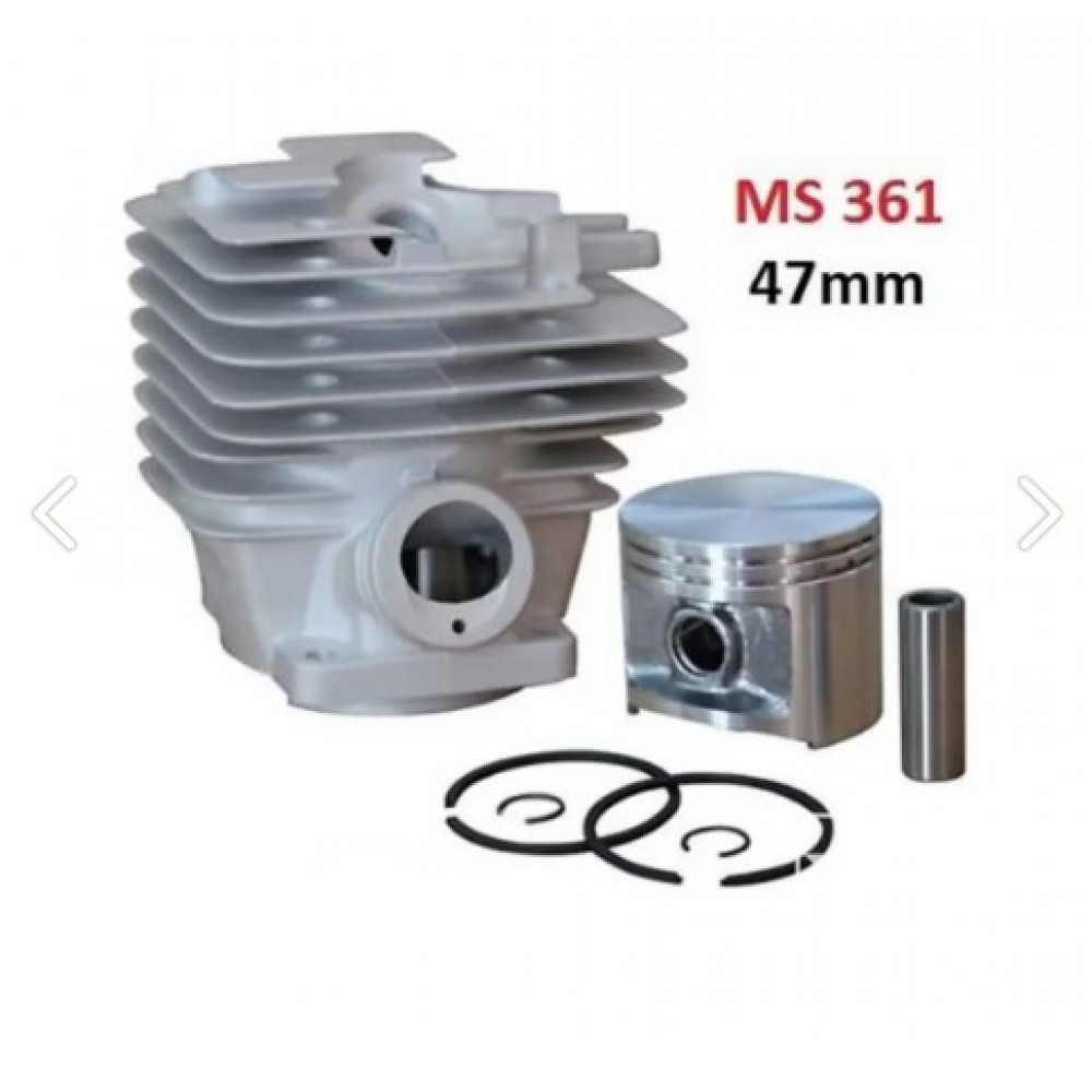 Stihl Ms 361 Motorlu Testere Silindir Piston 47mm Komple Set Orijinal Üründür.
