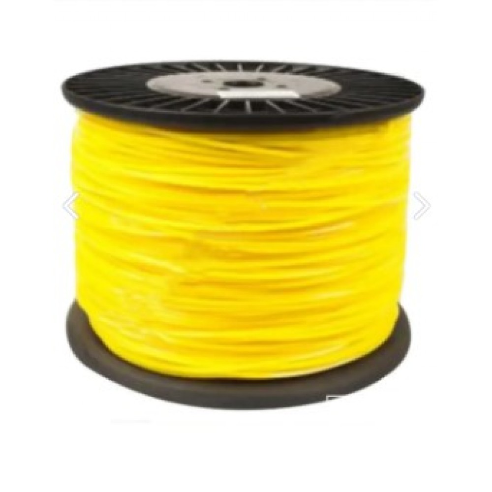GM Top Misina 3.3mm Sarı 6 Köşe Tırpan Misinası 825 Metre